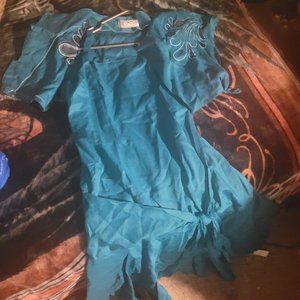 Teal dress